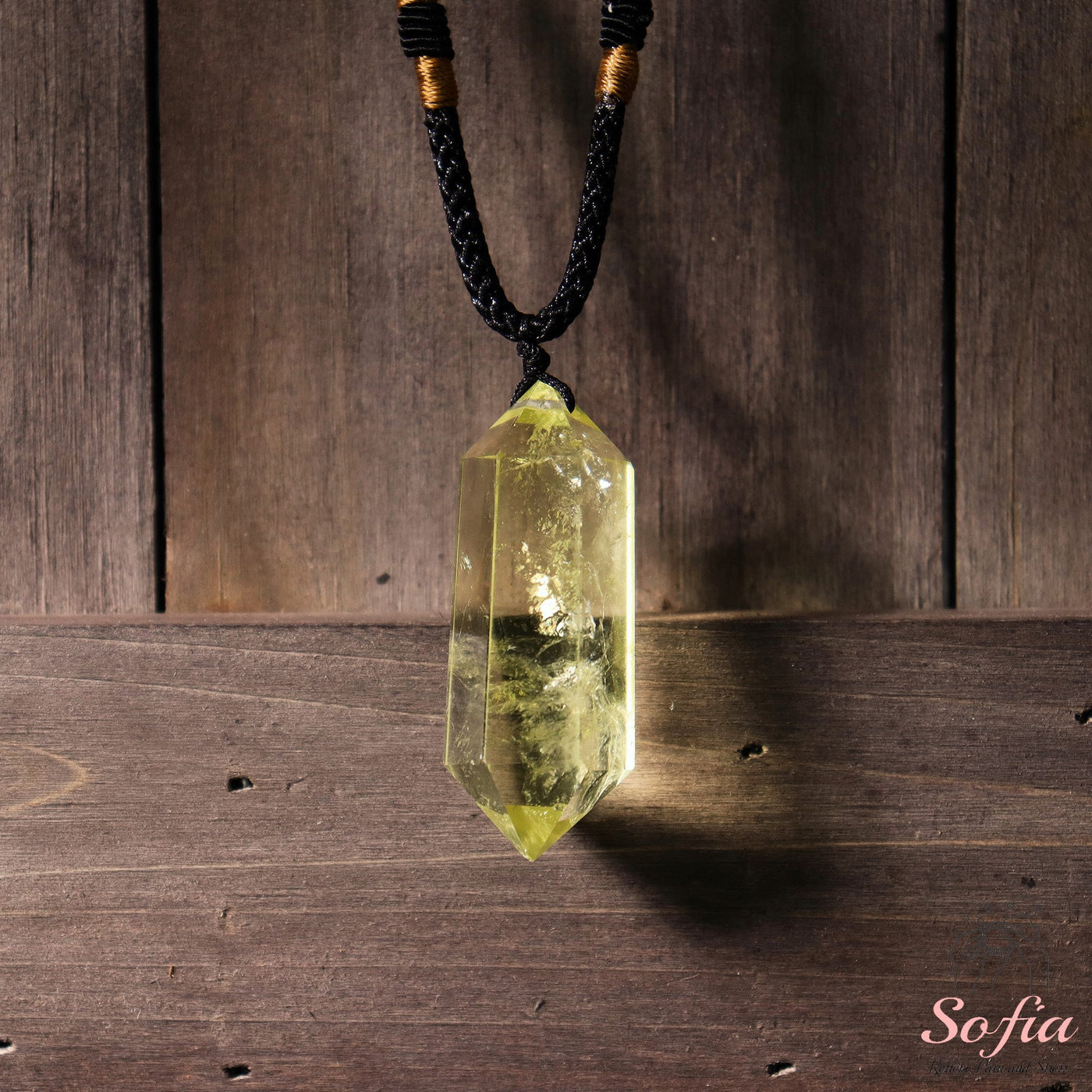 Citrine Necklace | Boho Crystal Pendant Jewelry