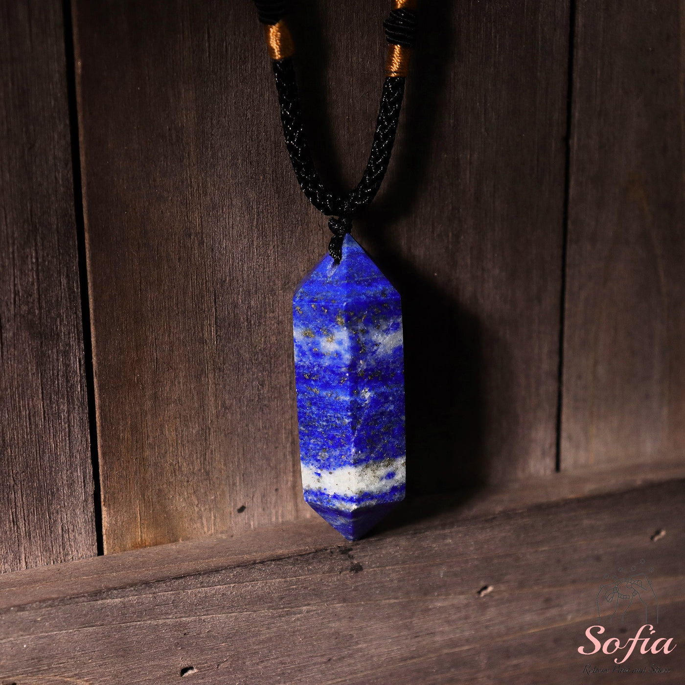 Lapis Lazuli Necklace | Boho Crystal Pendant Jewelry