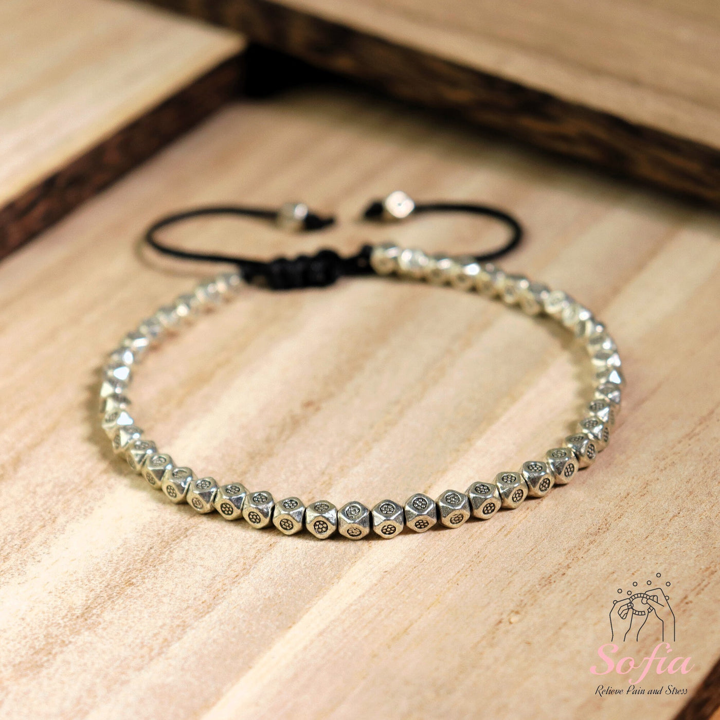 Kupferarmband mit Perlen | Zarter Lagen-Edelsteinschmuck