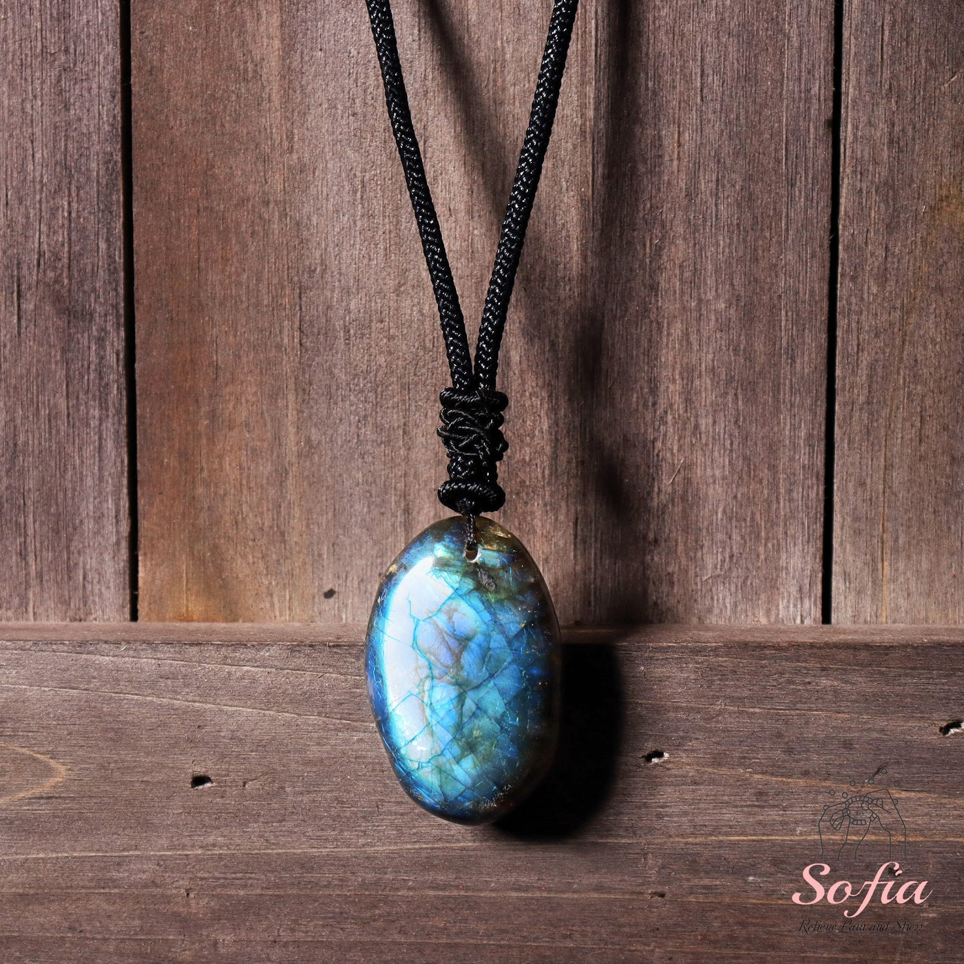 Labradorite Necklace | Boho Crystal Pendant Jewelry