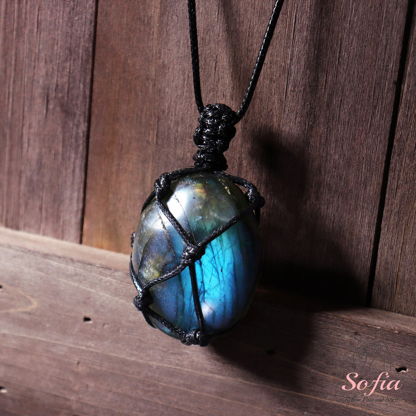 Labradorite Necklace | Boho Crystal Pendant Jewelry