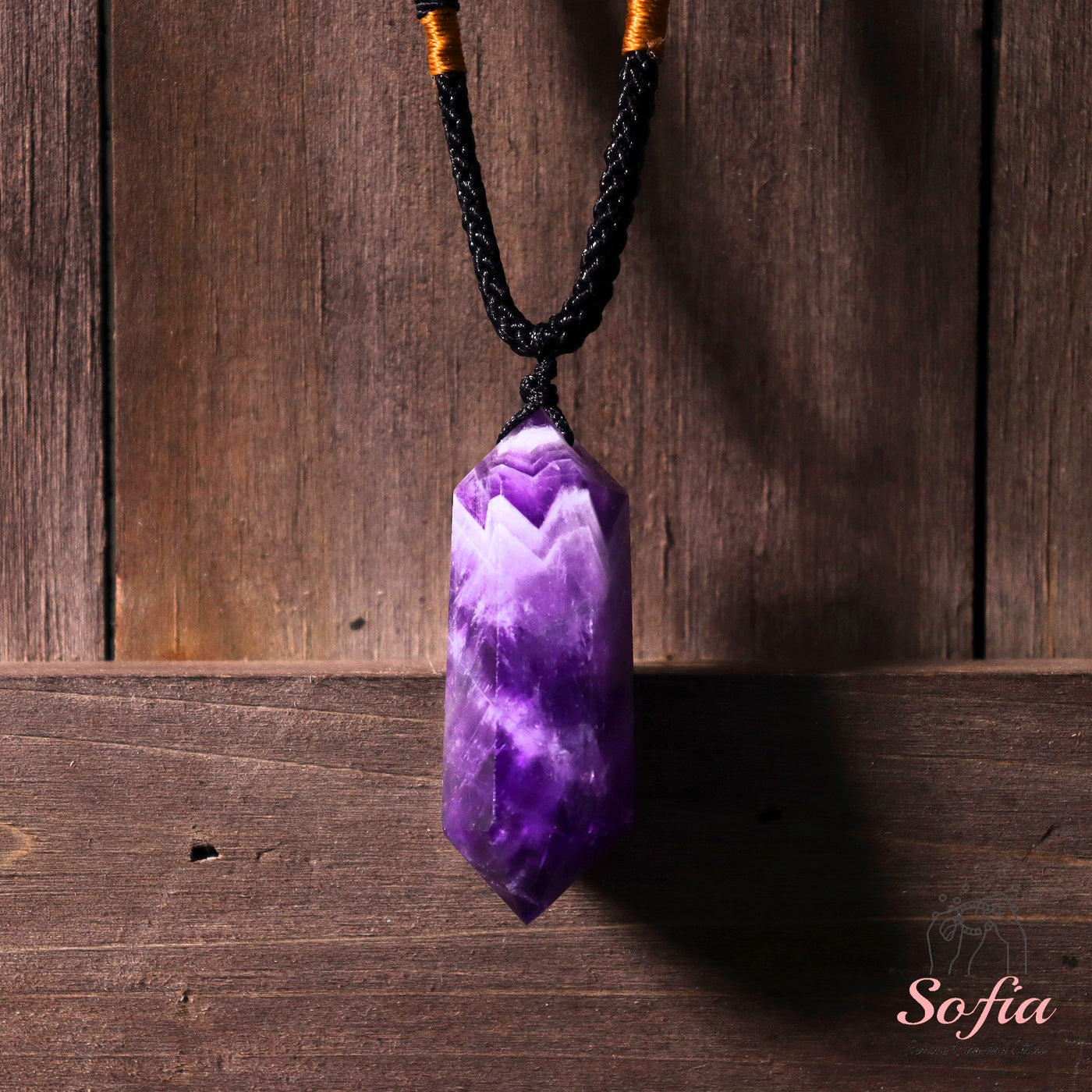 Amethyst Necklace | Boho Crystal Pendant Jewelry