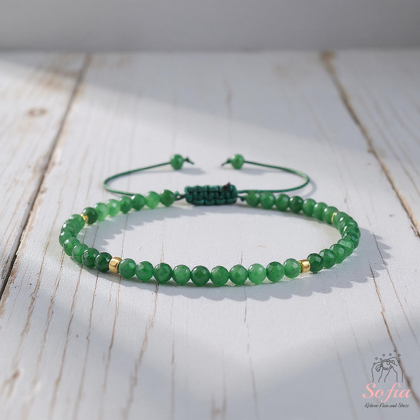 Smaragd-Armband | Zarter Edelsteinschmuck zum Layering