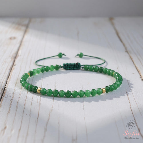 Emerald Bracelet | Delicate Layering Gemstone Jewelry