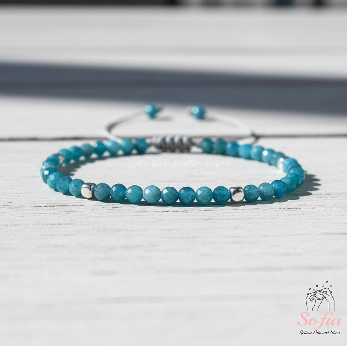 Apatite Bracelet | Delicate Layering Gemstone Jewelry