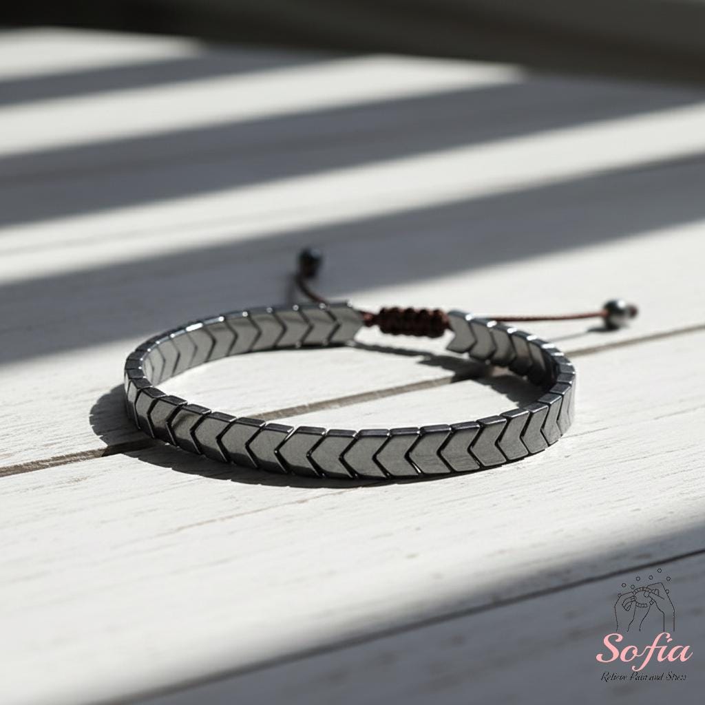 Hematite Bracelet Arrow Beads | Layering Gemstone Jewelry