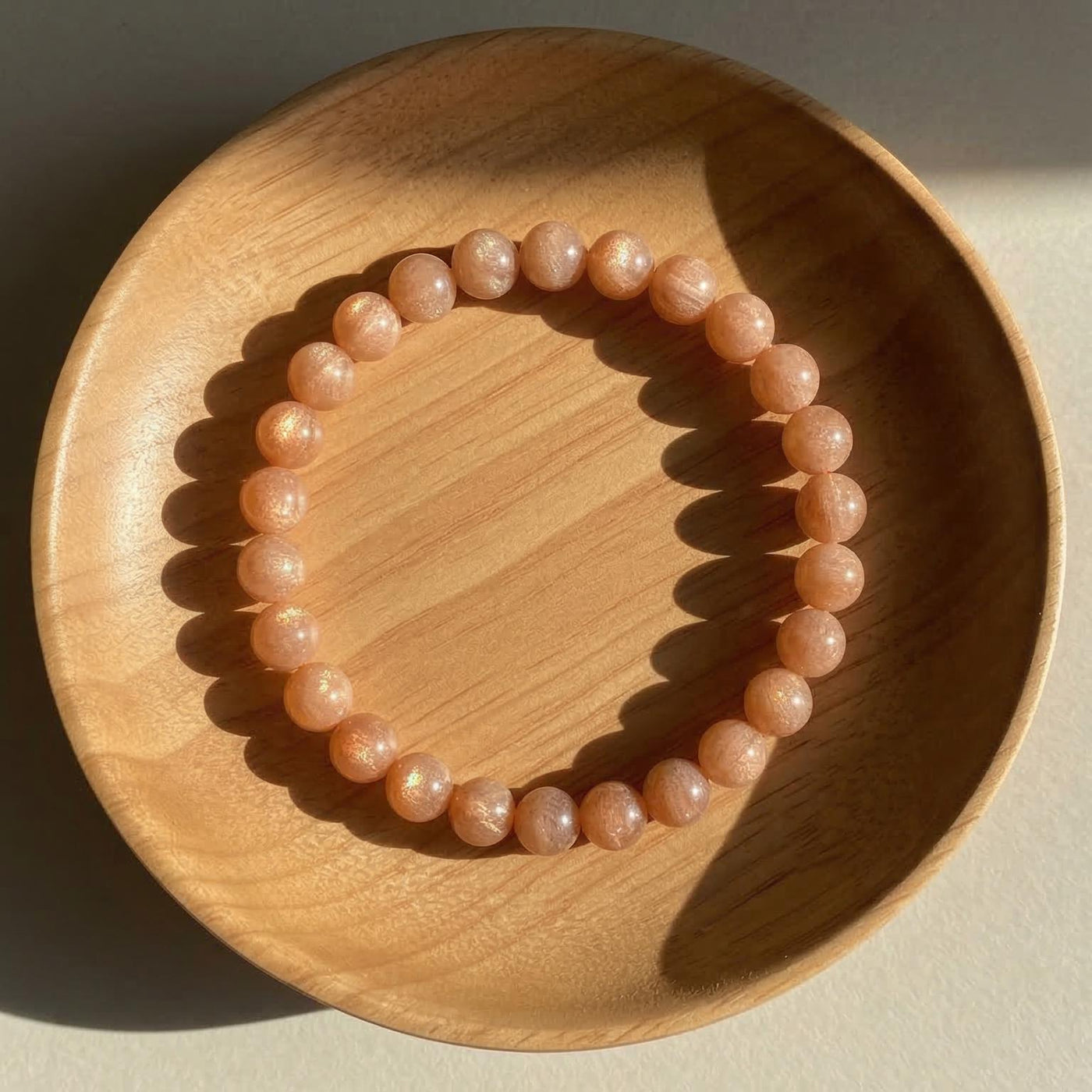 Sunstone Beaded Bracelet | Crystal Jewelry