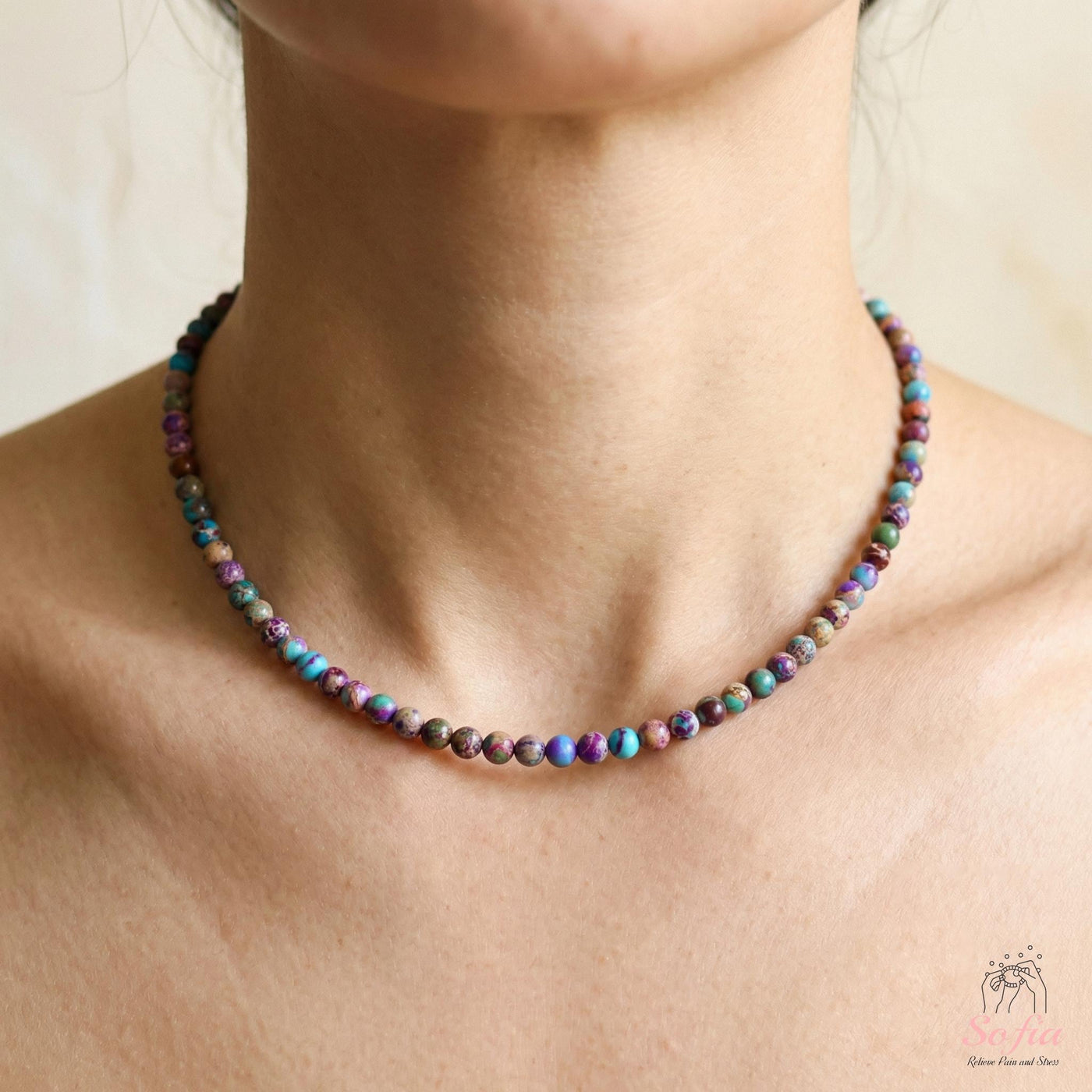 Sea Sediment Jasper Choker | Summer Styling Accessories
