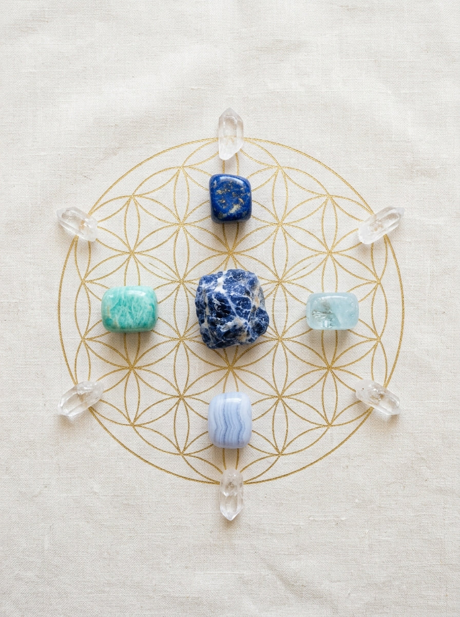Sodalite crystal grid
