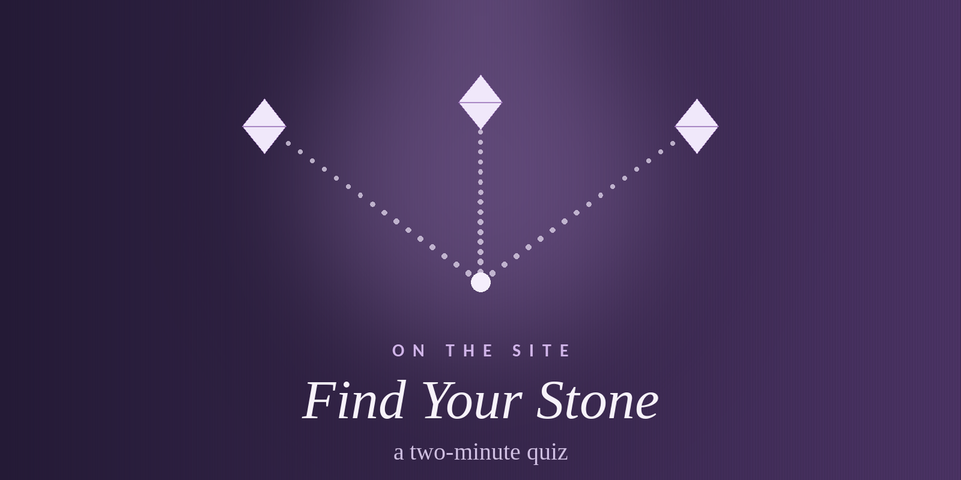 Find Your Stone: Take the 2-Minute Quiz