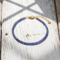 Tanzanite Bracelet | Minimalist Dainty Jewelry Stackable