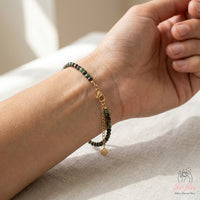 Dragon Bloodstone Bracelet | Minimalist Dainty Jewelry Stackable