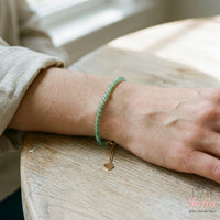 Green Aventurine Bracelet | Minimalist Dainty Jewelry Stackable