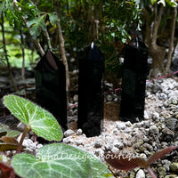 Obsidian Crystal Tower | Crystal Stone Decor