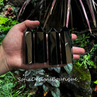 Obsidian Crystal Tower | Crystal Stone Decor