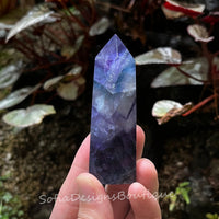 Rainbow Fluorite Crystal Tower | Crystal Stone Decor