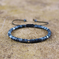 Labradorit Armband | Layering Edelstein Heishi Perlenarmbänder
