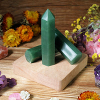Green Aventurine Crystal Tower | Crystal Stone Decor