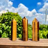 Tigers Eye Crystal Tower | Crystal Stone Decor