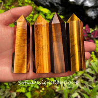 Tigers Eye Crystal Tower | Crystal Stone Decor