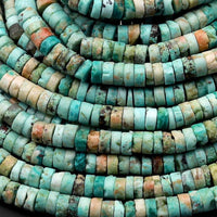 Turquoise Bracelet | Layering Gemstone Heishi Beaded Bracelets