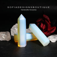 Opalite Crystal Tower | Crystal Stone Decor