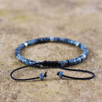 Labradorit Armband | Layering Edelstein Heishi Perlenarmbänder