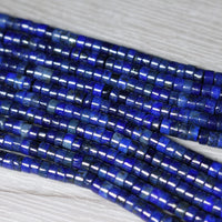 Lapis Lazuli Bracelet | Layering Gemstone Heishi Beaded Bracelets