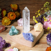 Clear Quartz Crystal Tower | Crystal Stone Decor