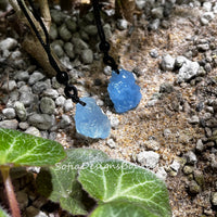 Aquamarine Necklace | Boho Crystal Pendant Jewelry