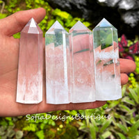 Clear Quartz Crystal Tower | Crystal Stone Decor