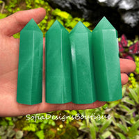 Green Aventurine Crystal Tower | Crystal Stone Decor