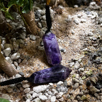 Amethyst Necklace | Boho Crystal Pendant Jewelry