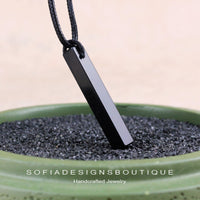 Obsidian Necklace | Boho Crystal Pendant Jewelry