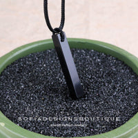 Obsidian Necklace | Boho Crystal Pendant Jewelry