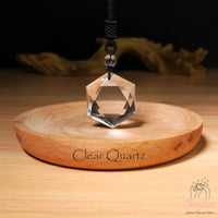 Clear Quartz Necklace | Boho Crystal Pendant Jewelry