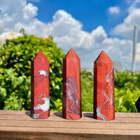 Red Jasper Crystal Tower | Crystal Stone Decor