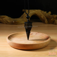 Obsidian Necklace | Boho Crystal Pendant Jewelry