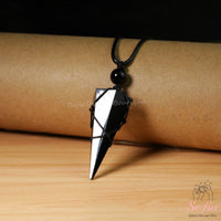 Obsidian Necklace | Boho Crystal Pendant Jewelry