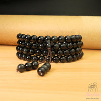 Obsidian Necklace | 108 Mala Beads Jewelry