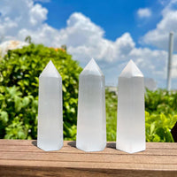 Selenite Crystal Tower | Crystal Stone Decor