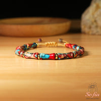 Imperial Jasper Bracelet | Delicate Layering Gemstone Jewelry