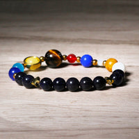 Galaxy Planet Bracelet | Beaded Crystal Jewelry