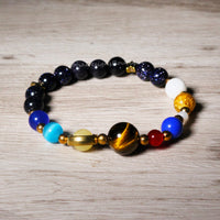 Galaxy Planet Bracelet | Beaded Crystal Jewelry