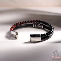 Obsidian & Tiger's Eye Bracelet | Crystal Jewelry