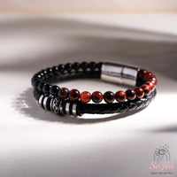 Obsidian & Tiger's Eye Bracelet | Crystal Jewelry