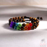 Tigers Eye Chakra Bracelet | Layering Gemstone Jewelry