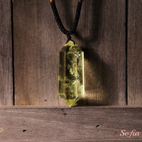 Citrine Necklace | Boho Crystal Pendant Jewelry