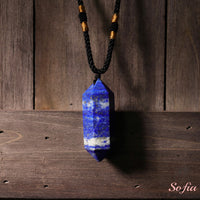 Lapis Lazuli Necklace | Boho Crystal Pendant Jewelry