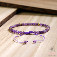 Amethyst Bracelet | Delicate Layering Gemstone Jewelry